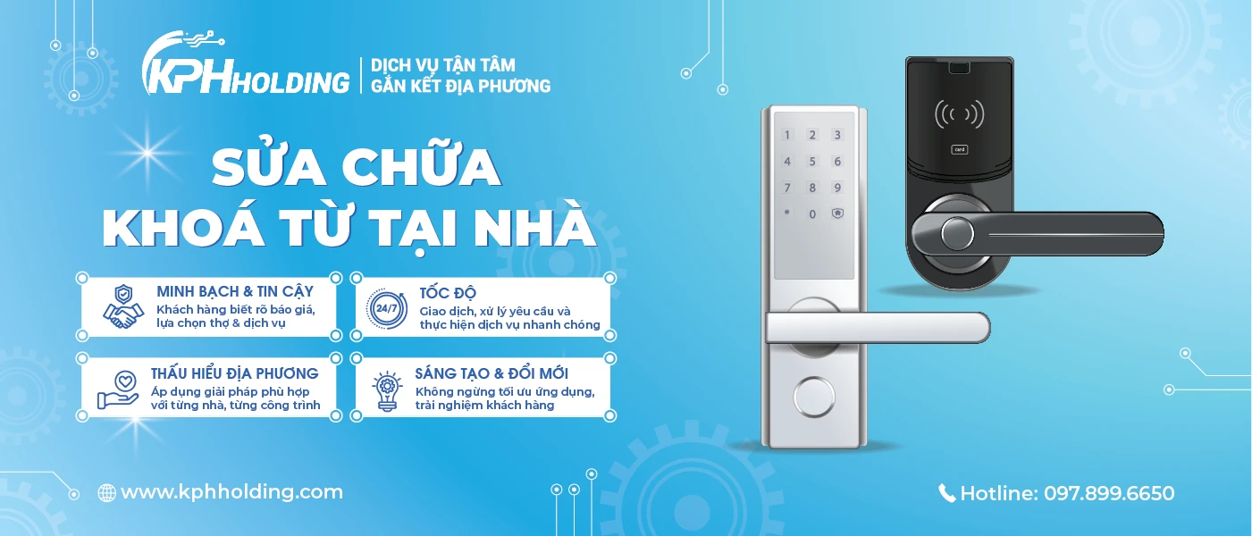 Sửa chữa khóa thông minh