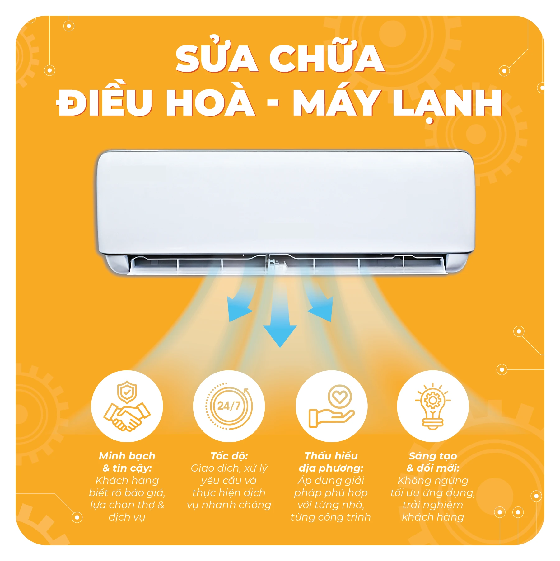 Sửa chữa điều hòa - máy lạnh