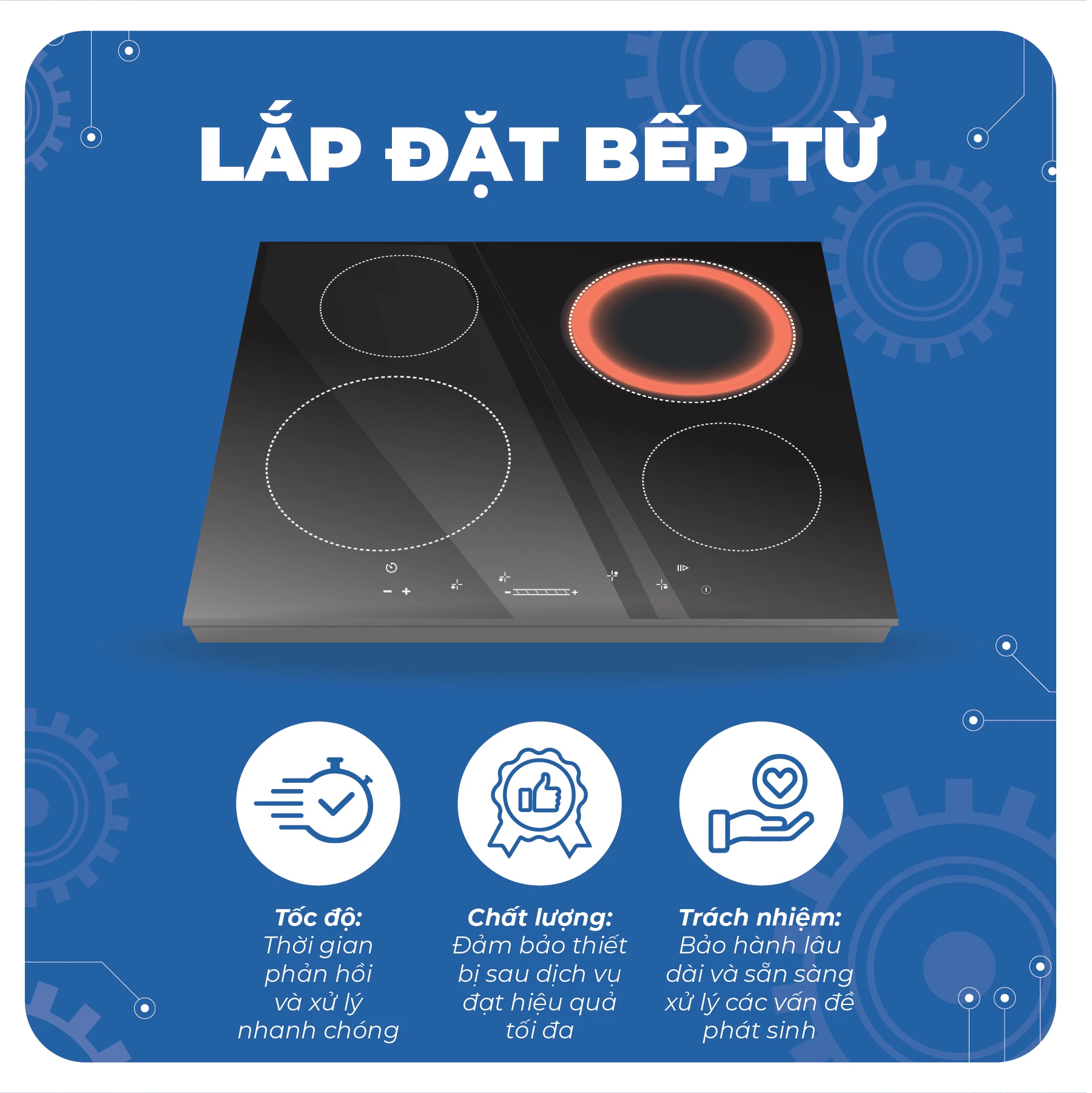 Lắp đặt bếp từ