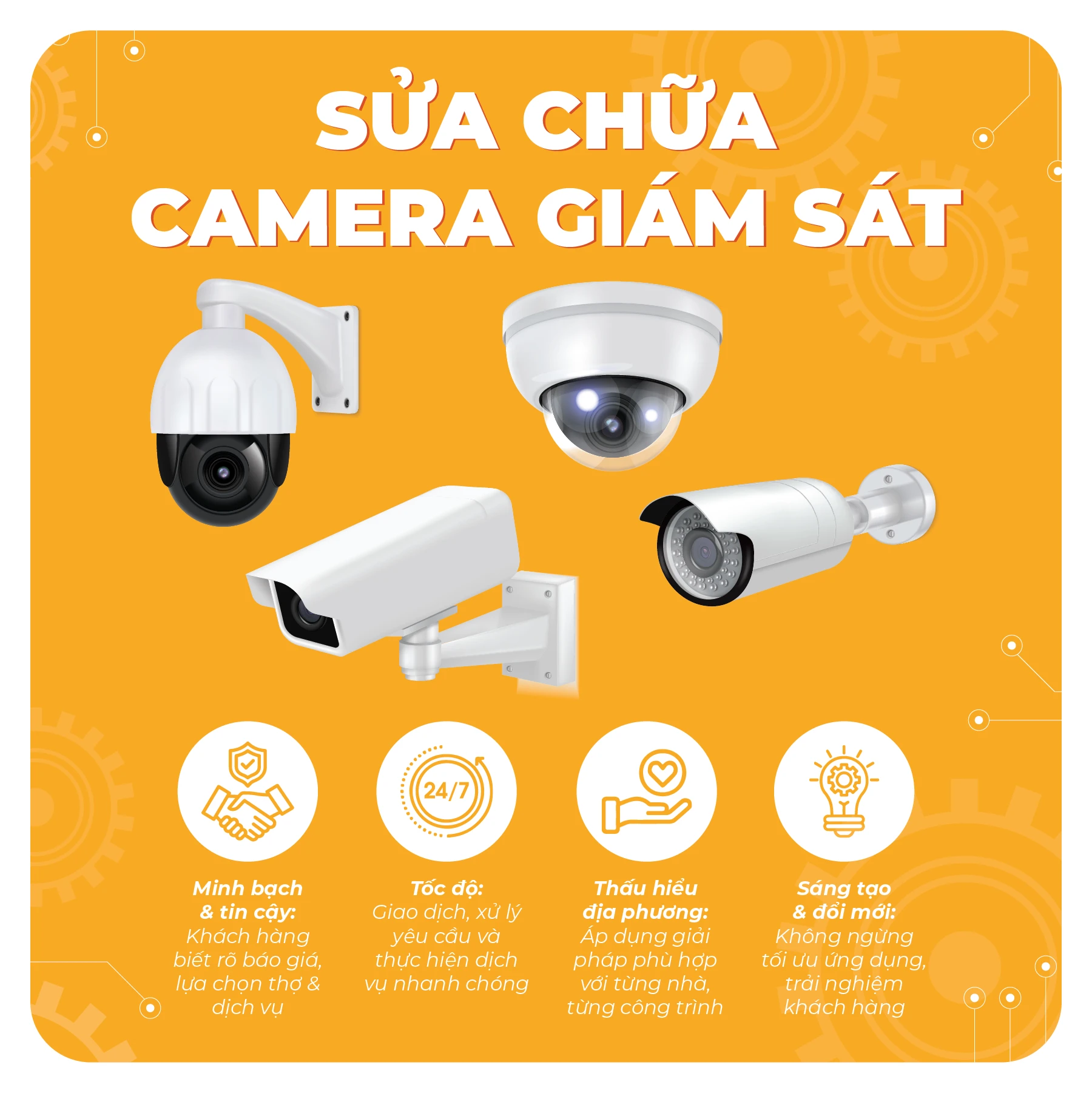 Sửa chữa camera giám sát